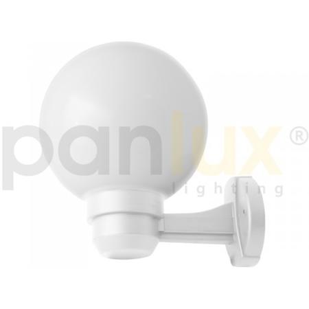 Panlux ZPP-N-20/B PARK N zahradní nástěnné svítidlo na zeď, bílá - prizm. čirá